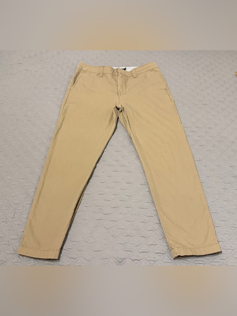 Polo Ralph Lauren Womens Size 8 Classic Chino Pants Khaki Flat Front Hook Bar